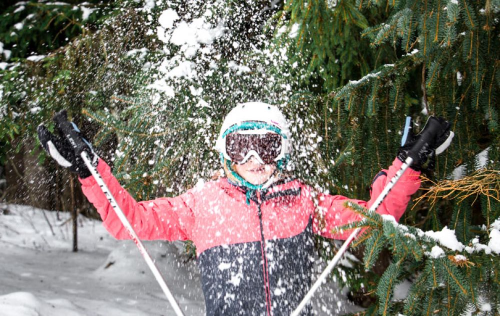 Skier à l'Espace Diamant Val d'Arly